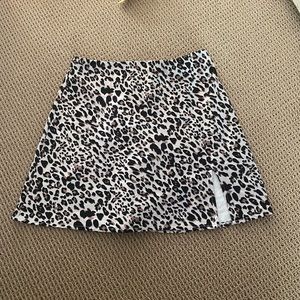 Princess polly yates mini skirt leopard